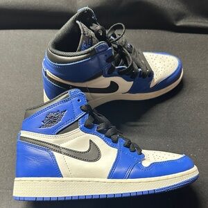 Jordan Kids Sneakers in Blue, Black, and White